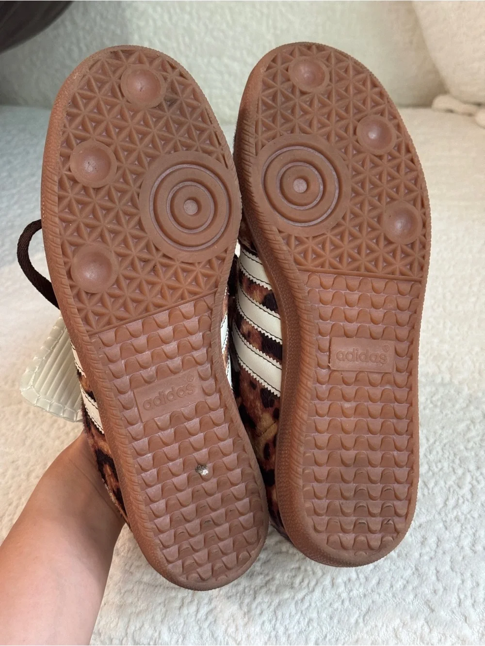 SOLD Adidas Wales Bonner Leopard Print Samba Sneakers
